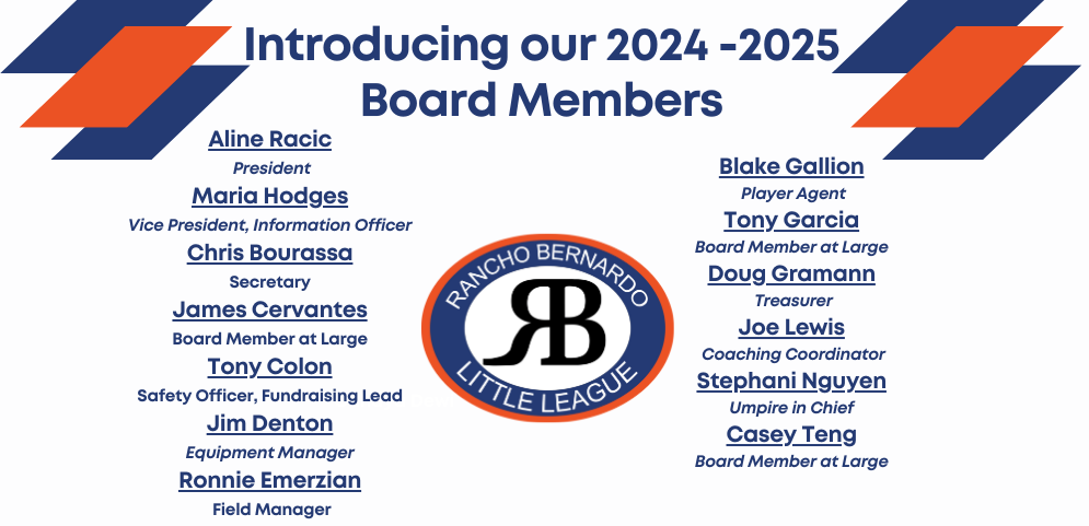 RBLL 2024-2025 Board of Directors